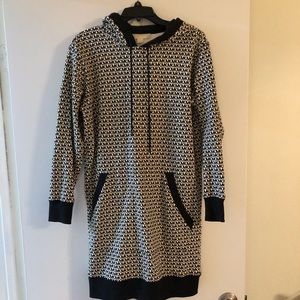 Michael Kors logo hoodie dress